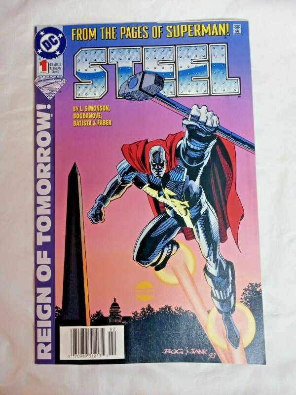 DC Comics Reign of Tommorow Steel #1 From The Pages Of Superman 1993 Comic Book