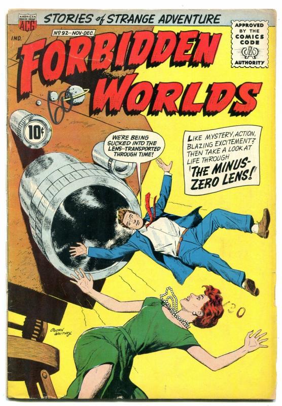 Forbidden Worlds #92 1960- Ogden Whitney- ACG Silver Age VG