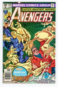 Avengers #203 Beast Captain America Scarlet Witch VF+