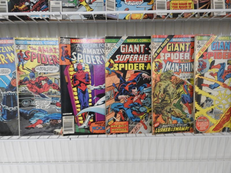 Sweet Lot 36 Bronze Age Marvels W/Spider-Man, Thor, Conan+ Avg GVG Condition!