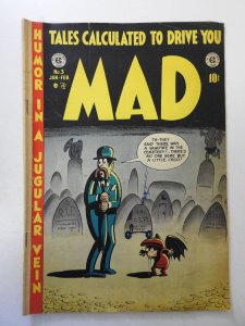 MAD #3 (1953) VG Condition moisture stain, ink fc