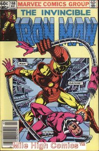 IRON MAN  (1968 Series)  (INVINCIBLE IRON MAN)(MARVEL) #168 NEWSSTAND Good 