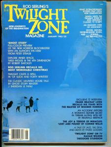 Rod Serling's Twilight Zone Magazine 1/1982-pulp thrills-horror-Ghost Story-VG