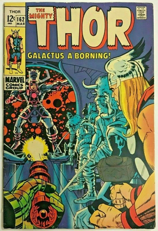 THOR#162 VG 1968 ORIGIN OF GALACTUS MARVEL SILVER AGE COMICS