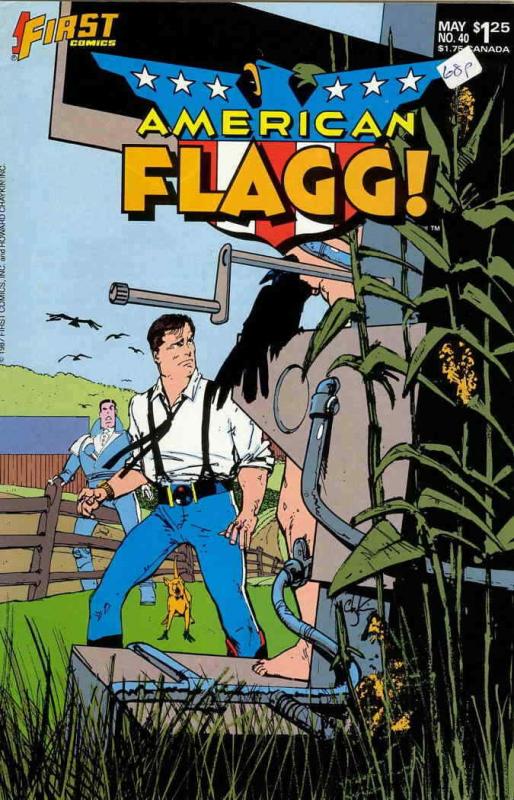 American Flagg #40 VF/NM; First | save on shipping - details inside