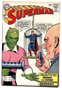 Superman #167 comic book 1964-DC Comics-Brainiac origin-Lex Luthor