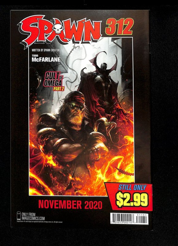 Spawn #311 Francesco Mattina Variant