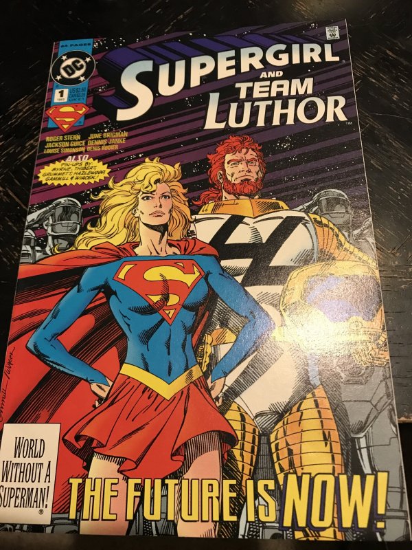 Supergirl and Team Luthor #1 : DC 1993 one shot NM-; future Lex, Space, pin-ups