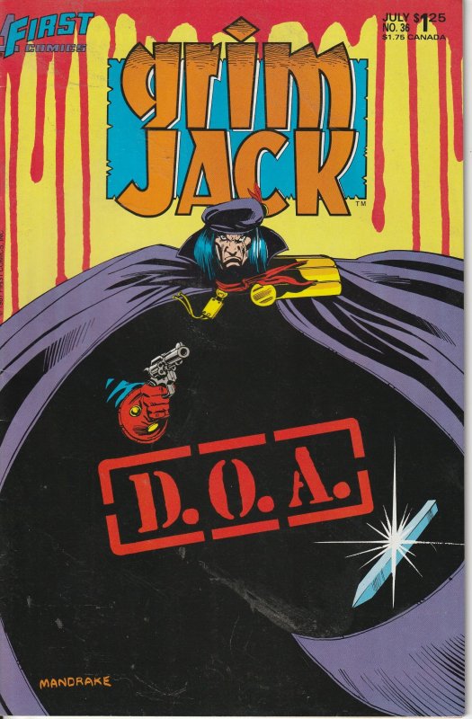 Grimjack #36 (1987)  The Death of Grimjack !