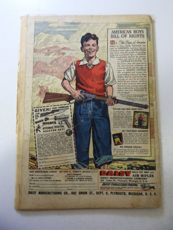 Adventure Comics #125 (1948) GD Condition centerfold detached, stains fc