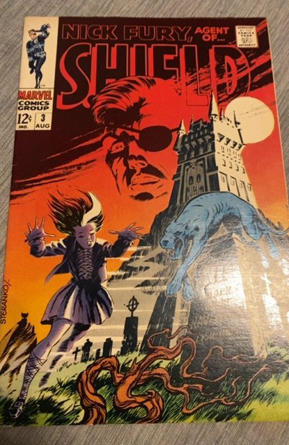 Nick Fury, Agent of SHIELD #3  (1968)steranko art