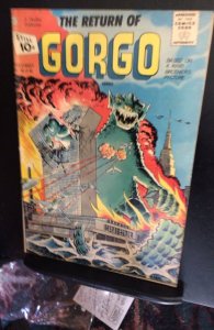 Gorgo #2 British Variant (1961)Steve Spider-Man Ditko  art!! VF+ Oregon CERT!