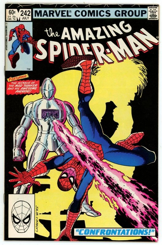 Amazing Spiderman #242 NM 9.4 Marvel 1983 Bronze Age Mad Thinker