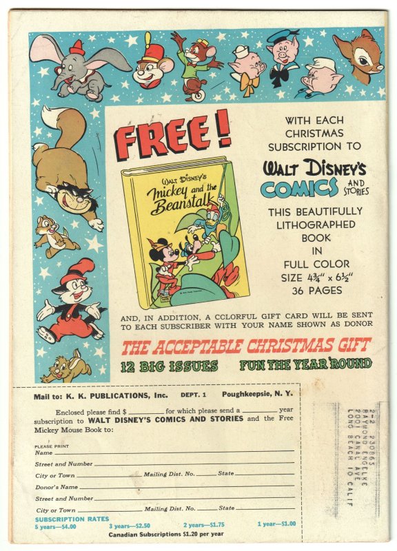 Walt Disney's Comics & Stories #136 (1952)
