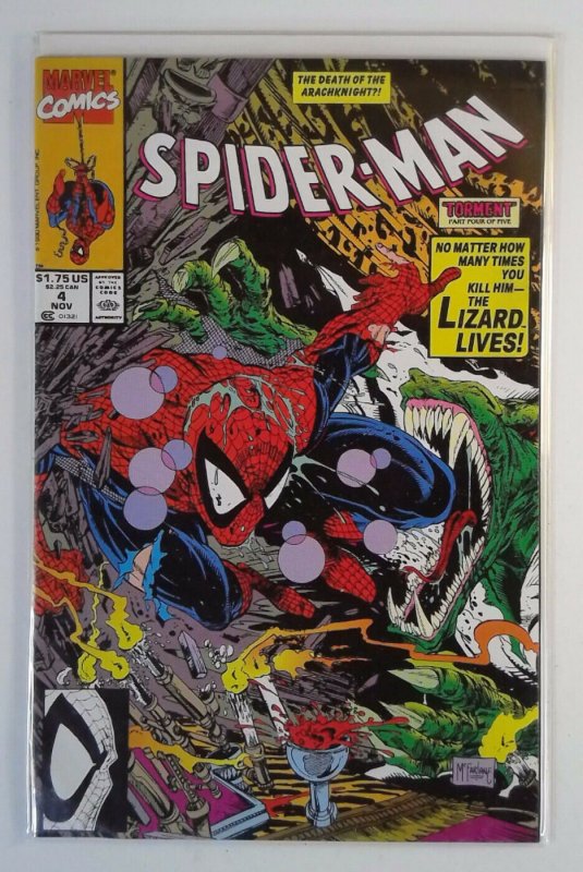 Spider-Man #4 (1990) Marvel 8.0 VF Comic Book