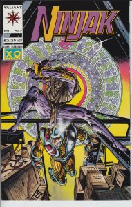 NINJAK #5 (1994) Glossy NM, X-O Manowar guests!