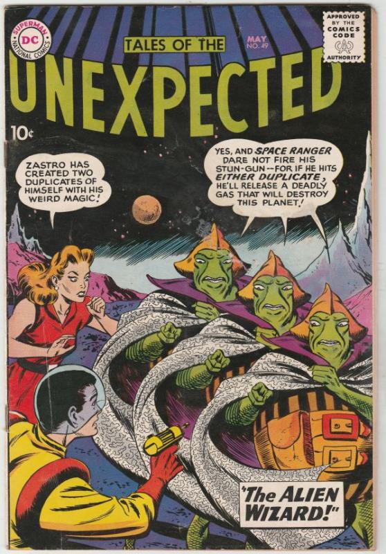 Tales of the Unexpected #49 (May-60) VF+ High-Grade Space Ranger, Cyrl