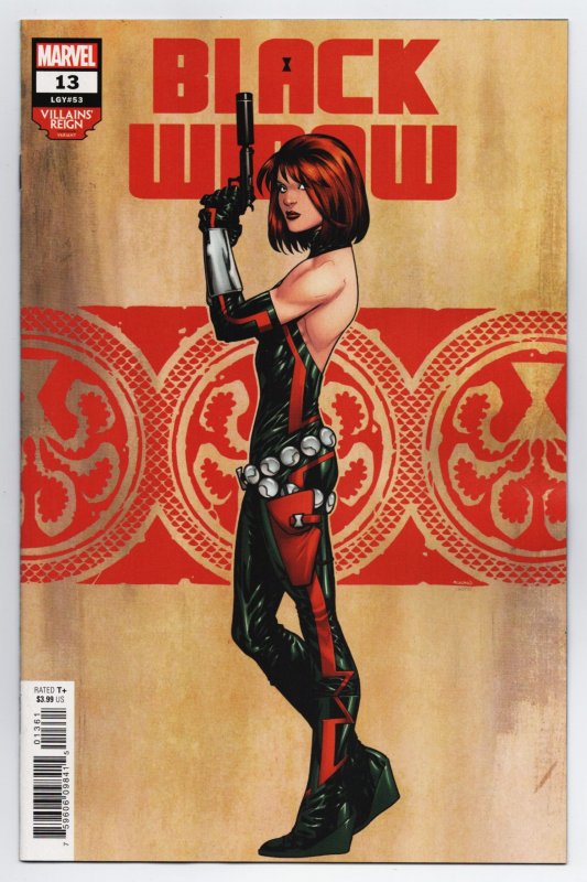 Black Widow #13 Villains Reign Variant Cvr (Marvel, 2022) NM