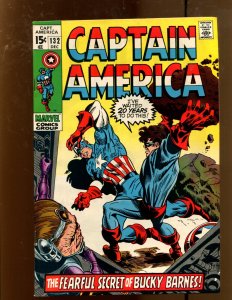Captain America #132 - Gene Colan Art! (8.5) 1970