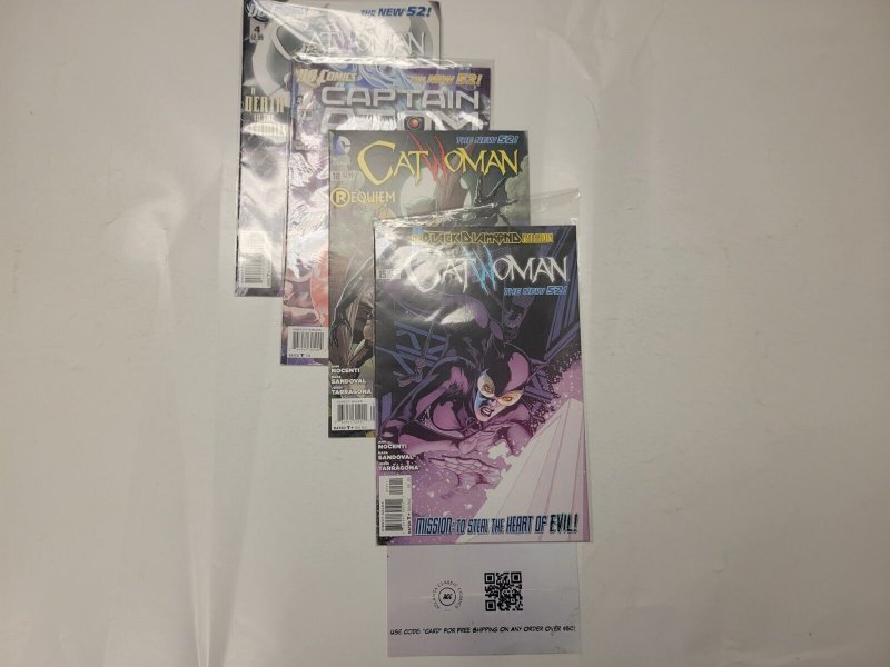 4 DC Comic Books #1 Captain Atom + #4 15 18 Catwoman 88 TJ26