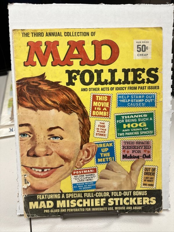 MAD FOLLIES #3 (missing Some Stickers)