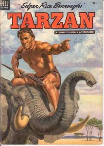 TARZAN 60 G-VG   September 1954 COMICS BOOK