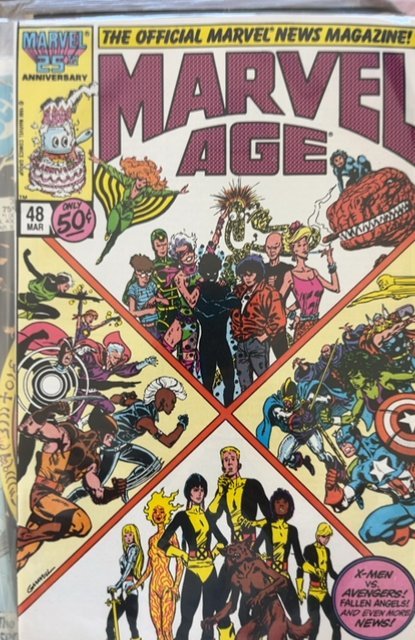 Marvel Age #48 (1987) Fallen Angels 