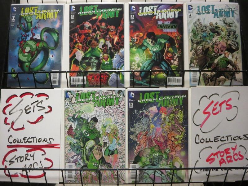 GREEN LANTERN LOST ARMY (2015) 1A-3A,4-6  COMPLETE!