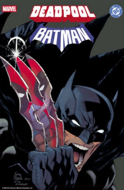 MARVEL DC Deadpool / Batman #1 Virgin 1:50 Frank Miller Variant ? TOPLOADER