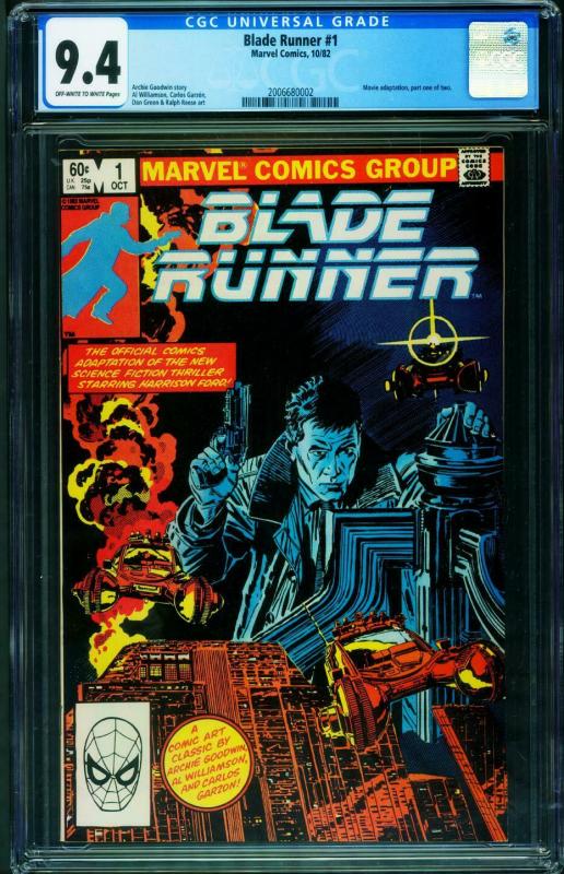 Blade Runner #1-CGC 9.4-Al Williamson-Marvel-2006680002