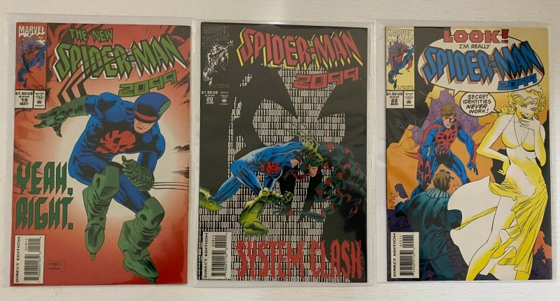 Spider-Man 2099 lot #2-22 Marvel 19 pieces average 7.0 (range 6-8) (1992-'94)