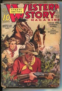 Western Story 2/13/1937-John Drew cover art-Desert Pirates by Ruperst S. St...