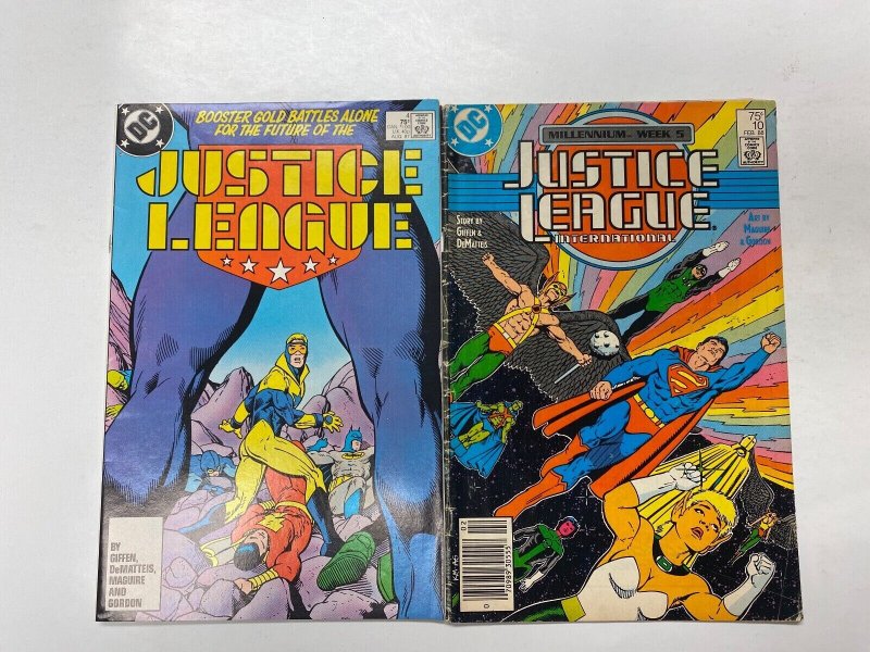 5 DC comic books Justice League International Special #1 2 #10 11 2 KM17