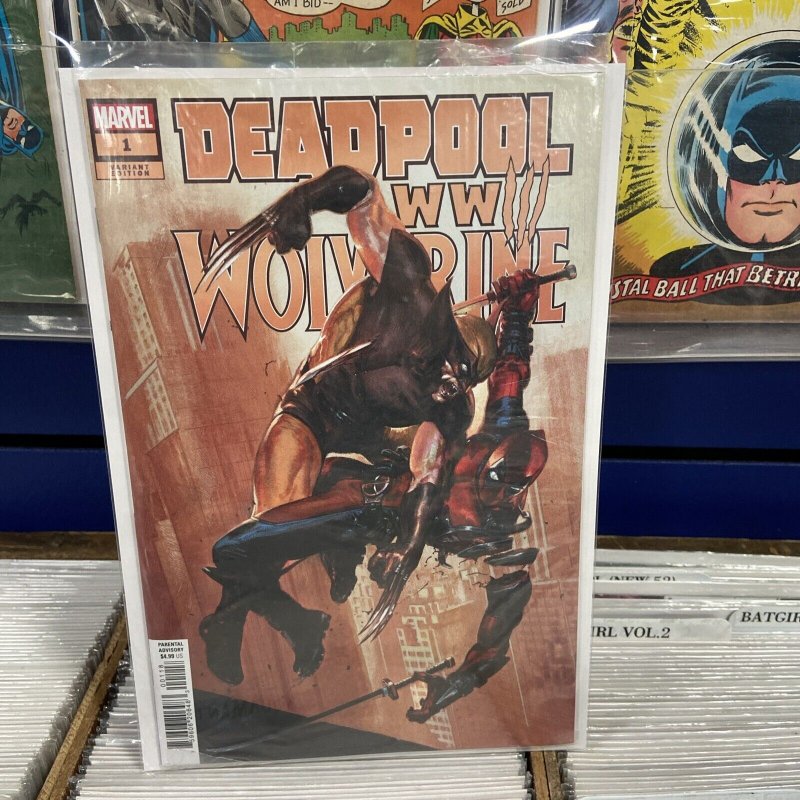 DEADPOOL WOLVERINE WWIII #1 2024 FIRST PRINT POLYBAGGED DELL'OTTO VARIANT