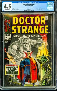 Doctor Strange #169 (1968) CGC Graded 4.5 1st Titled Issue!