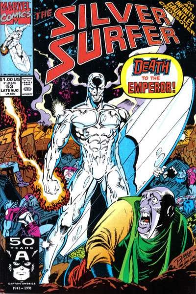 Silver Surfer (1987 series) #53, NM (Stock photo)