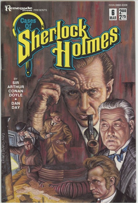 Cases of Sherlock Holmes #6 (1986) - 9.0 VF/NM *Adventure Of The Resident Patien 