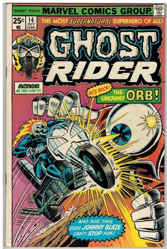 GHOST RIDER 14 VG-F Oct. 1975 