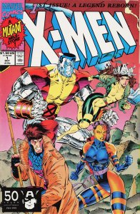 X-Men #1 Colossus and Gambit Cover (1991) X-Men [Key Issue]