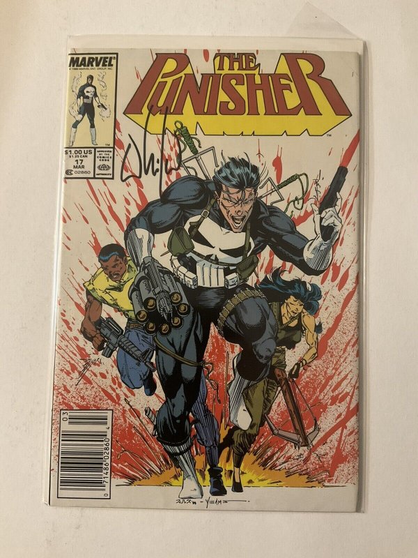 Punisher 17 Near Mint- Nm- 9.2 Signed Whilce Marvel