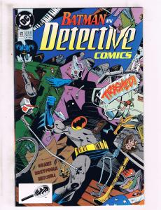 Lot Of 5 Detective Comics Feat. Batman DC Comic Books # 606 607 612 613 627 HJ4