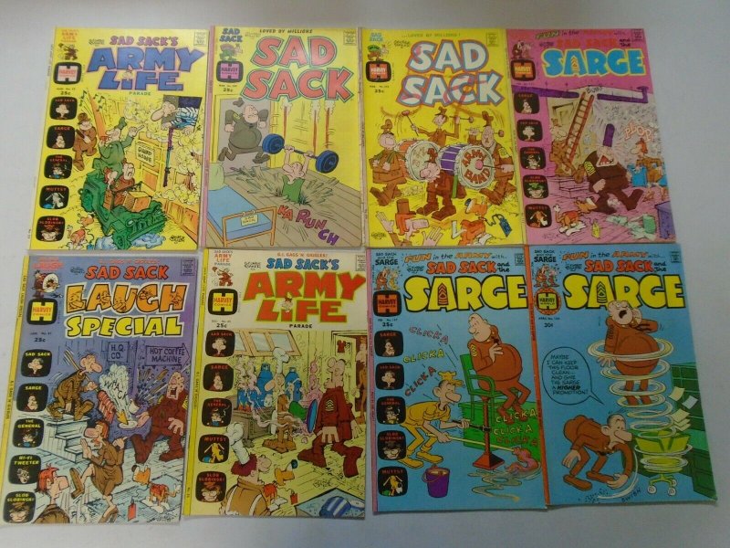 Bronze age Harvey Sad Sack comic lot 40 different avg 5.0 VG FN