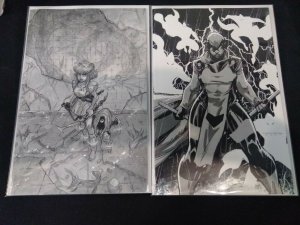 Skybound X #4 1:10 Set of 2 Tunica & Randolph B&W Virgin Variants UNREAD