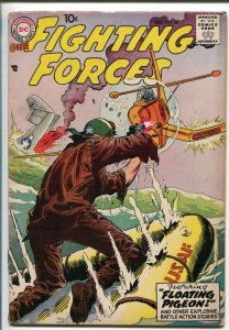 OUR FIGHTING FORCES #28 1957-DC-JOE KUBERT-MORT DRUCKER-RUSS HEATH-fn+