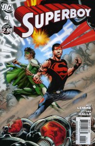 Superboy (4th Series) #4 VF/NM ; DC | Jeff Lemire
