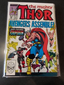 Thor #390(1989) CAPTAIN AMERICA LIFTS THOR'S HAMMER!!!! END GAME MOVIE! ...