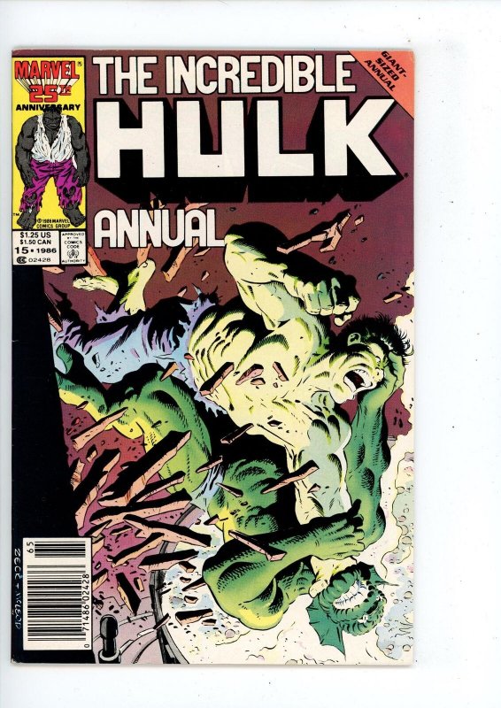 The Incredible Hulk Annual #15 (1986) Marvel Comics