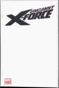 Uncanny X-Force #1 Blank Cover (2010) X-Force