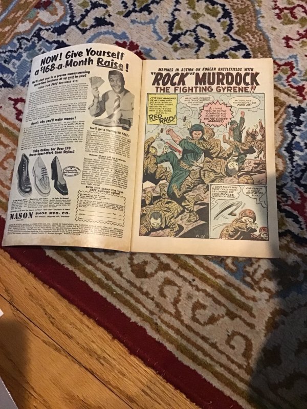 Marines In Action #1 1955 High-Grade VF/NM! 1st Rock Murdock Oregon CERTIFICATE!