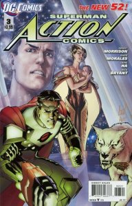Action Comics #3 Variant Incentive Comic Book 2011 New 52 - DC